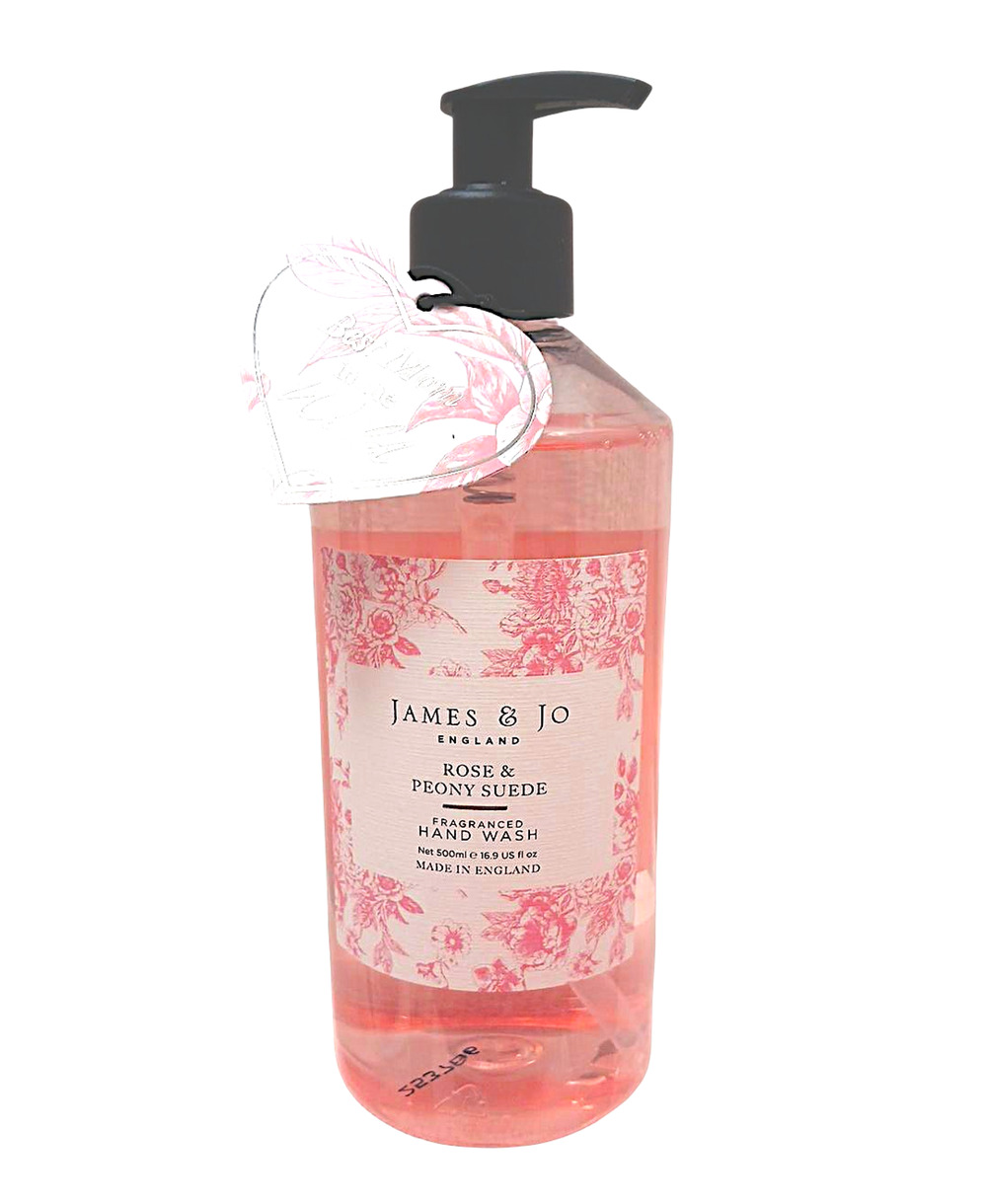 James‎ & Jo Luxury HAND Soap Rose & Peony Suede Fragrance 16.9 fl oz MOM's GIFT